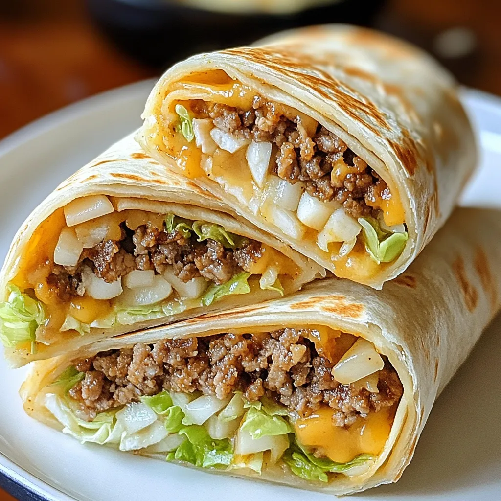 Delicious Big Mac Wraps Recipe