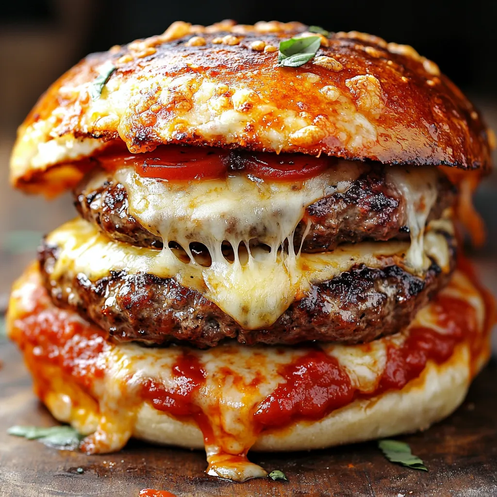 The Ultimate Pizza Burgers