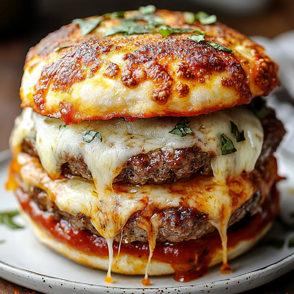 Easy Ultimate Pizza Burgers