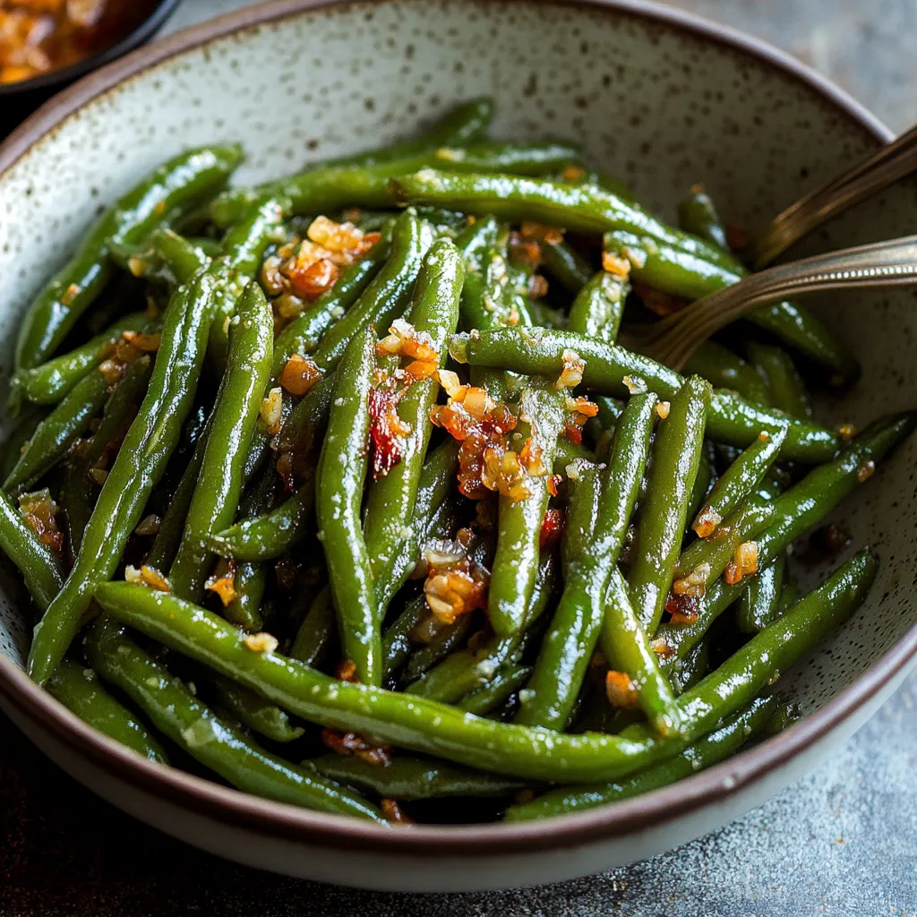 Delicious Crack Green Beans