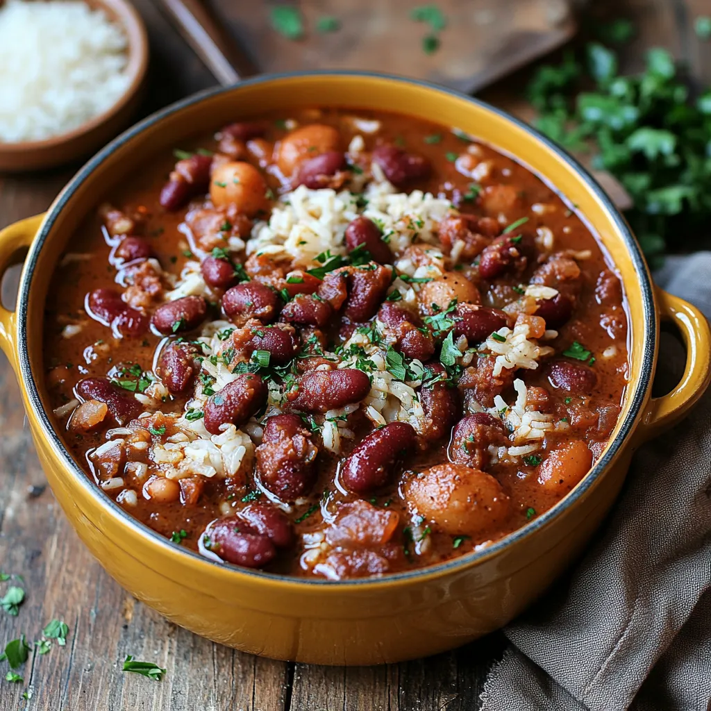 Delicious The Best Southern Red Beans and Rice Recipe