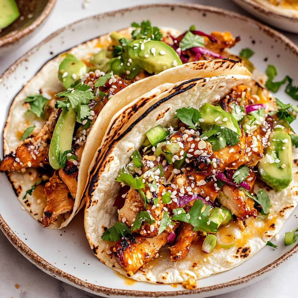 Teriyaki Chicken Tacos