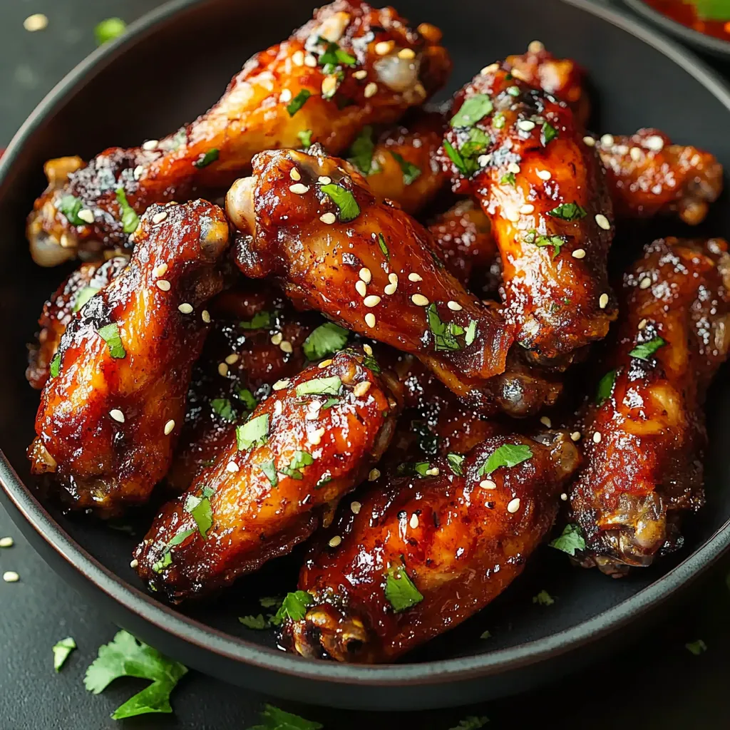 Sweet and Spicy Chicken Wings