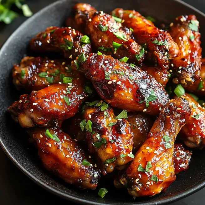 Delicious Sweet and Spicy Chicken Wings