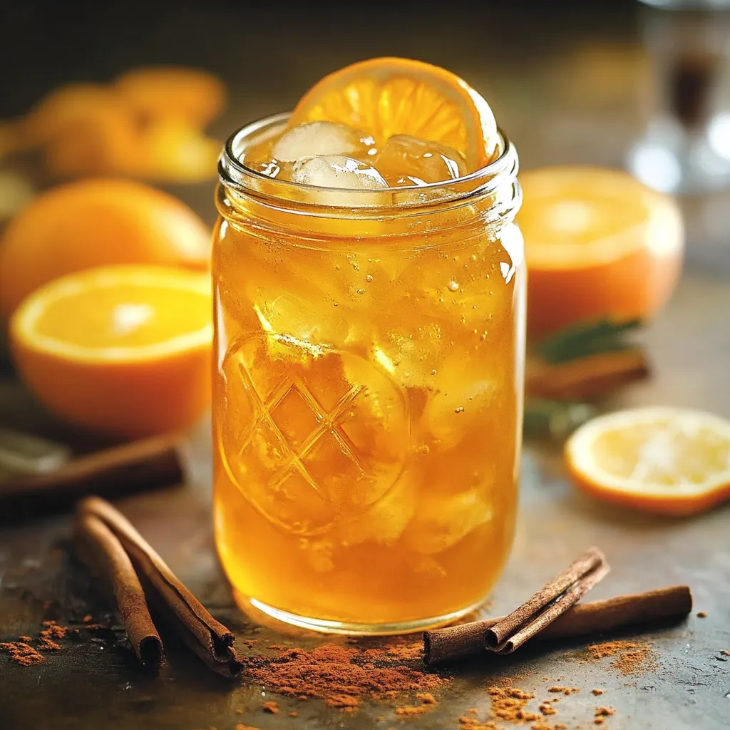 Easy Orange Cinnamon Iced Tea