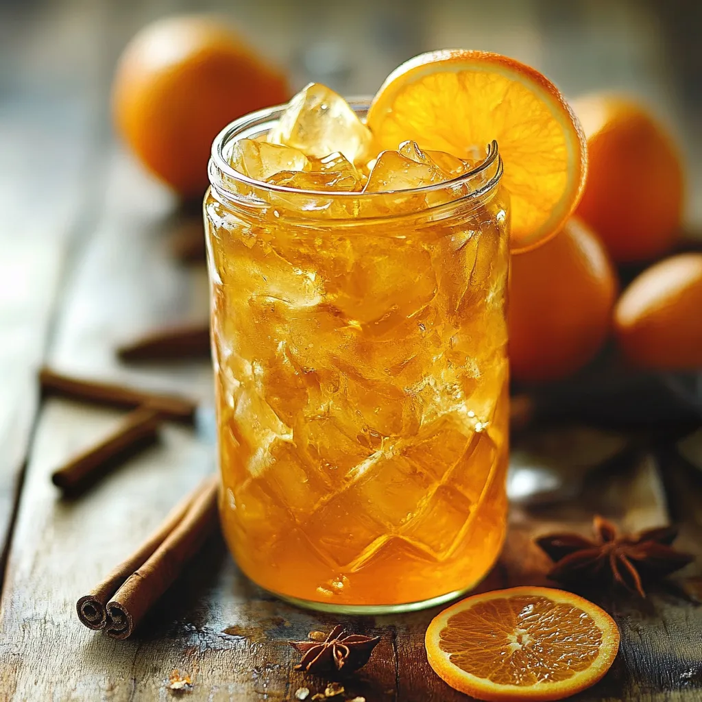 Delicious Orange Cinnamon Iced Tea
