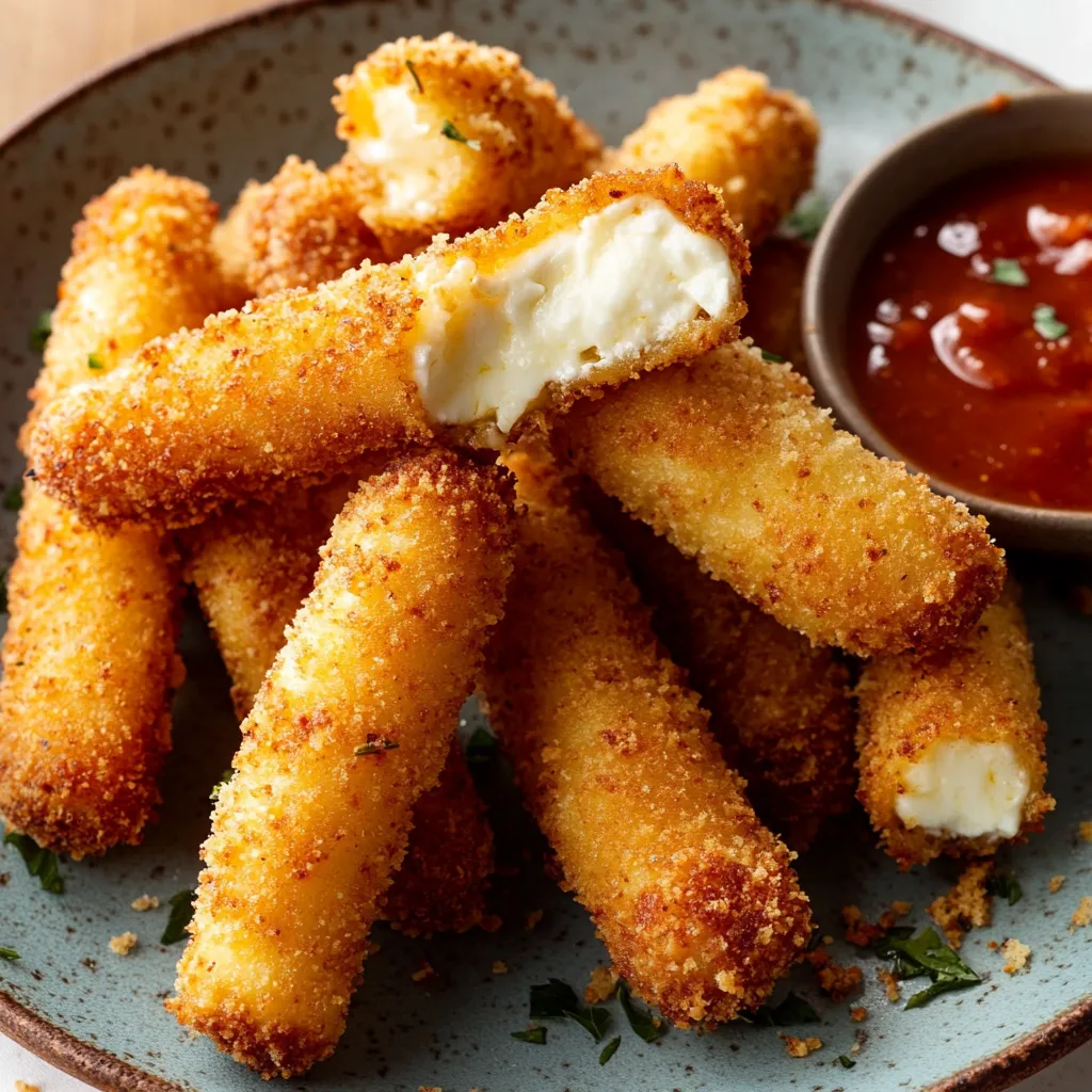 Air Fryer Mozzarella Sticks