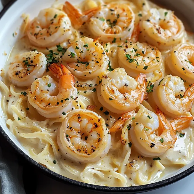 Easy Shrimp Alfredo