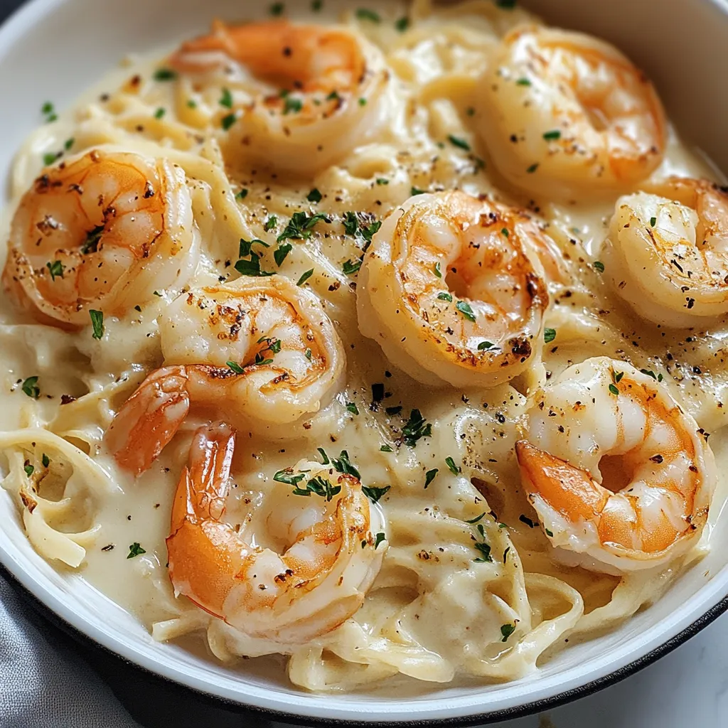 Yummy Shrimp Alfredo