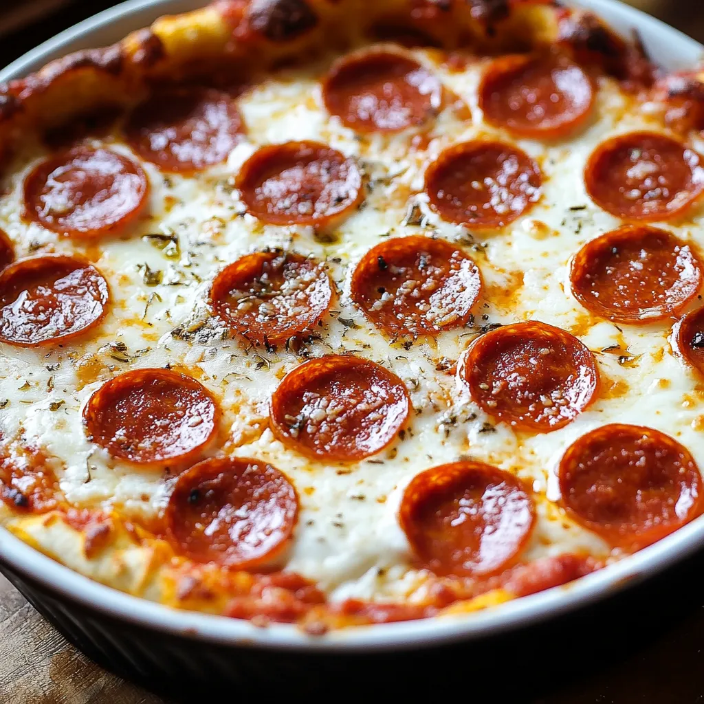 Yummy Pepperoni and Cream Cheese Pizza Dip