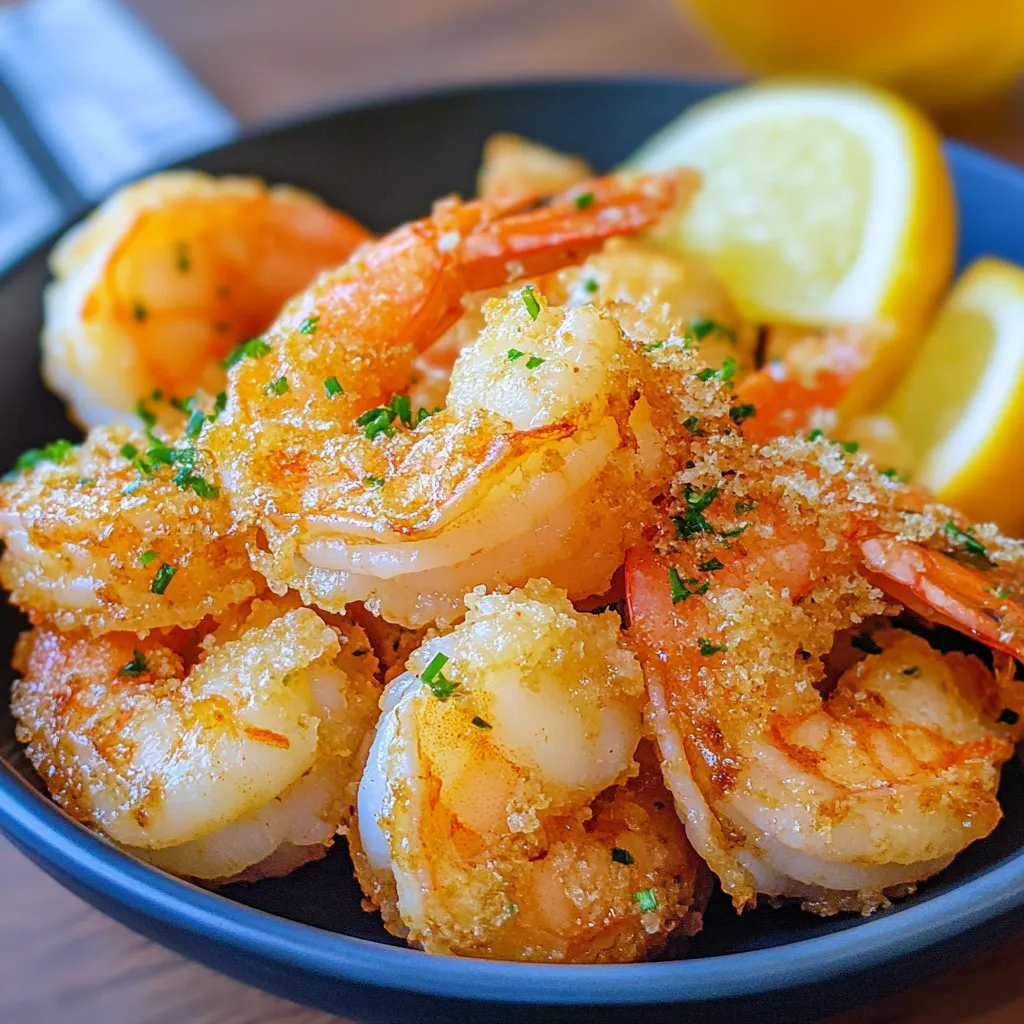 Air Fryer Garlic Butter Shrimp