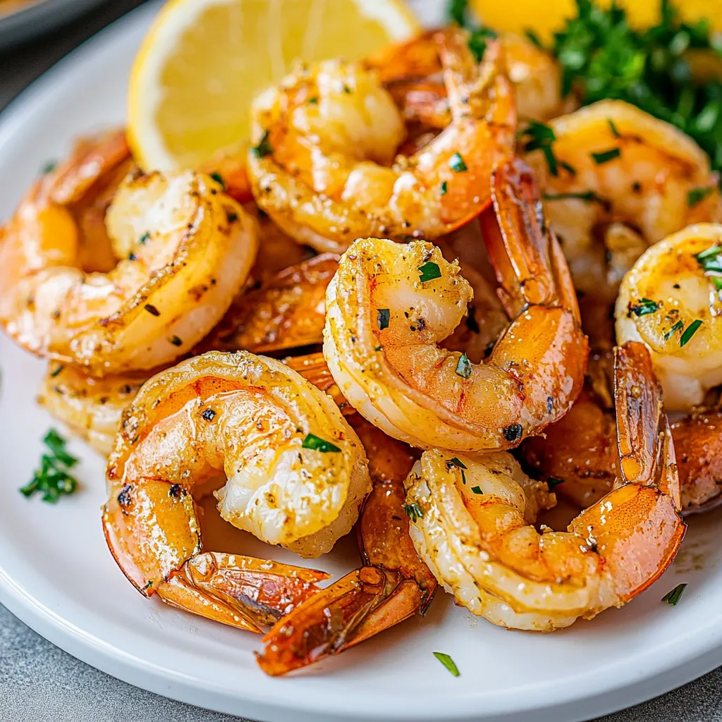 Delicious Air Fryer Garlic Butter Shrimp