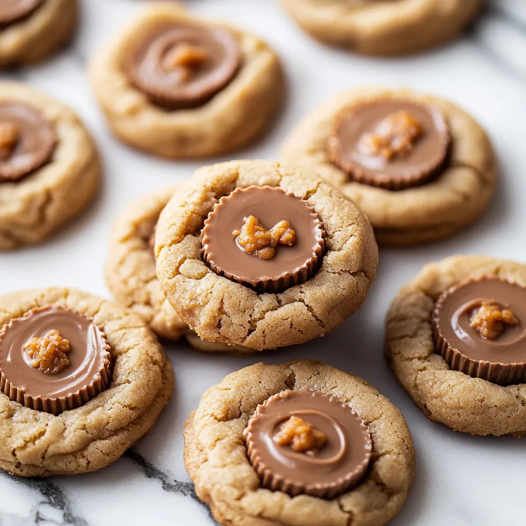 Easy Peanut Butter Cup Cookies