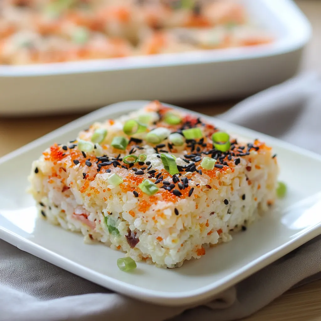 Delicious easy Sushi Bake Recipe