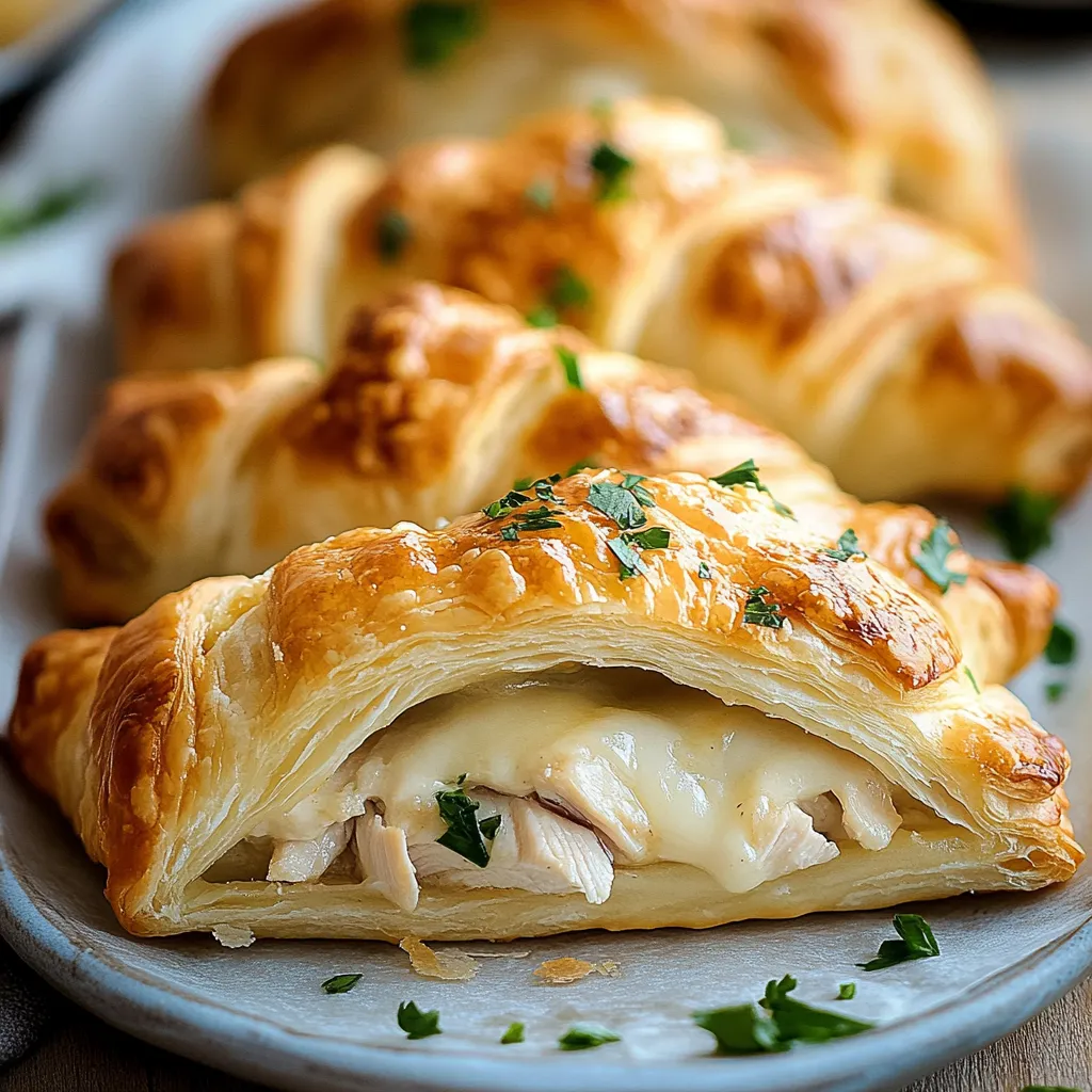 Savory Chicken Crescent Rolls