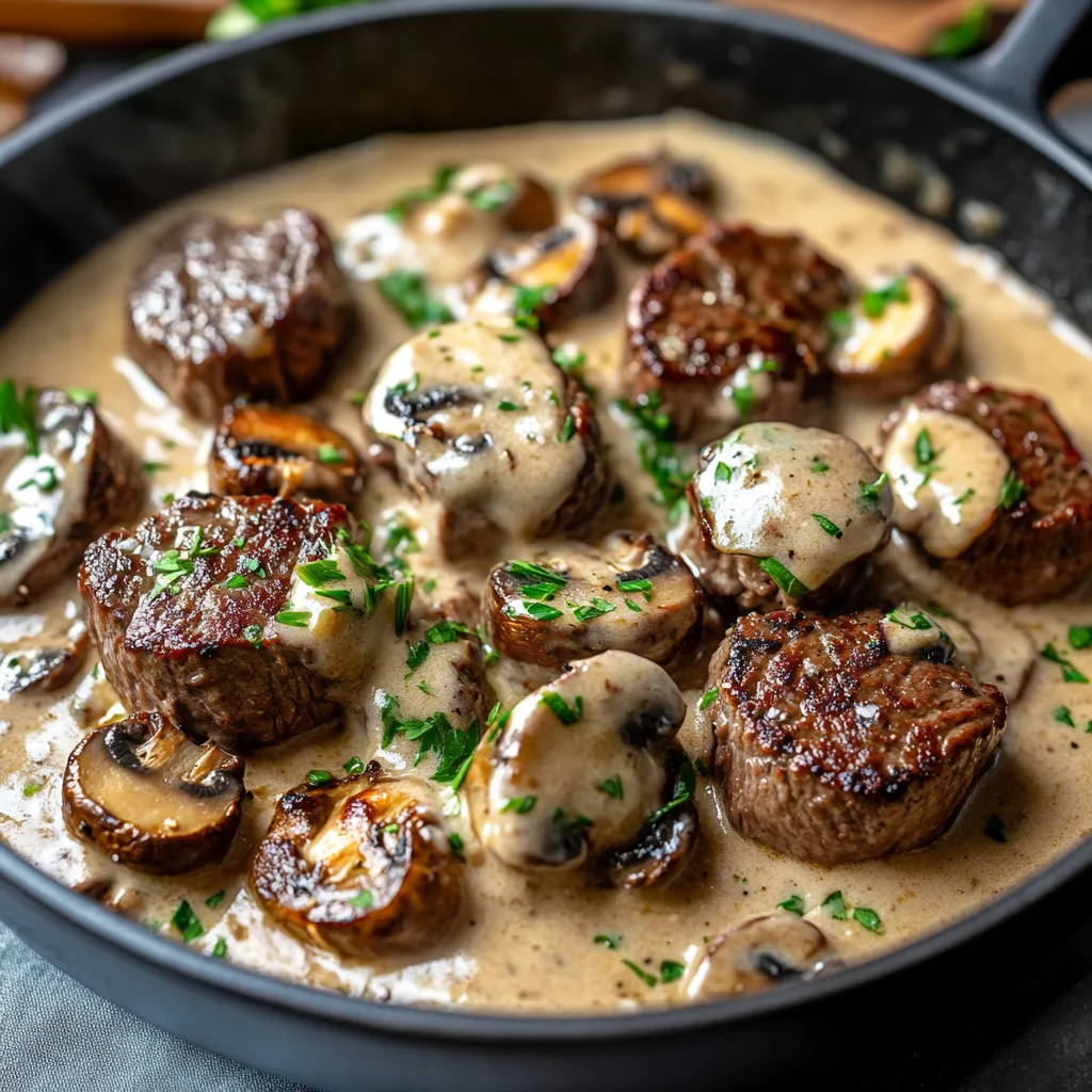 Creamy Steak Bites