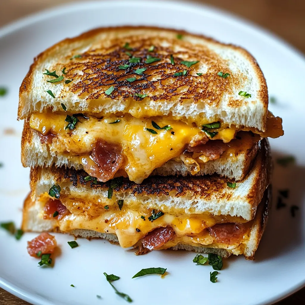 Easy Breakfast Grilled Cheese