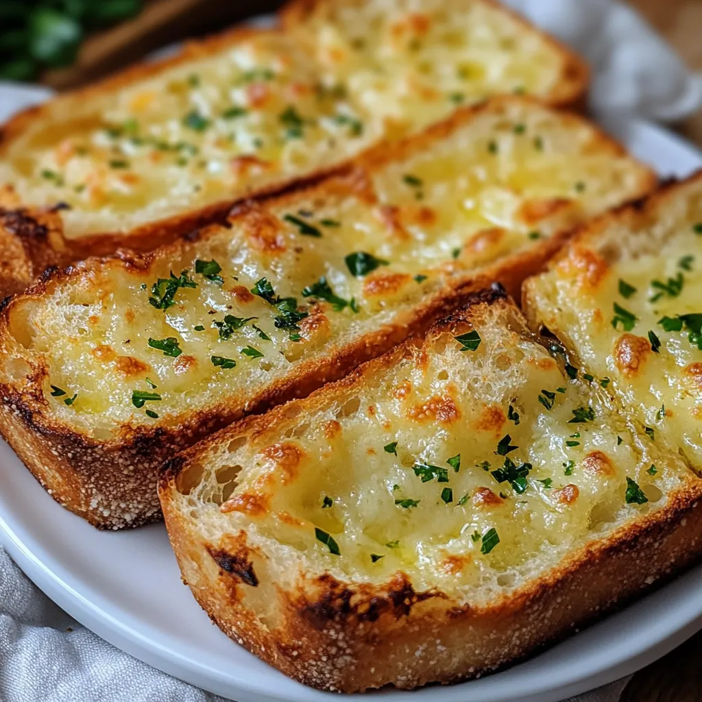 Easy Air Fryer Garlic Bread