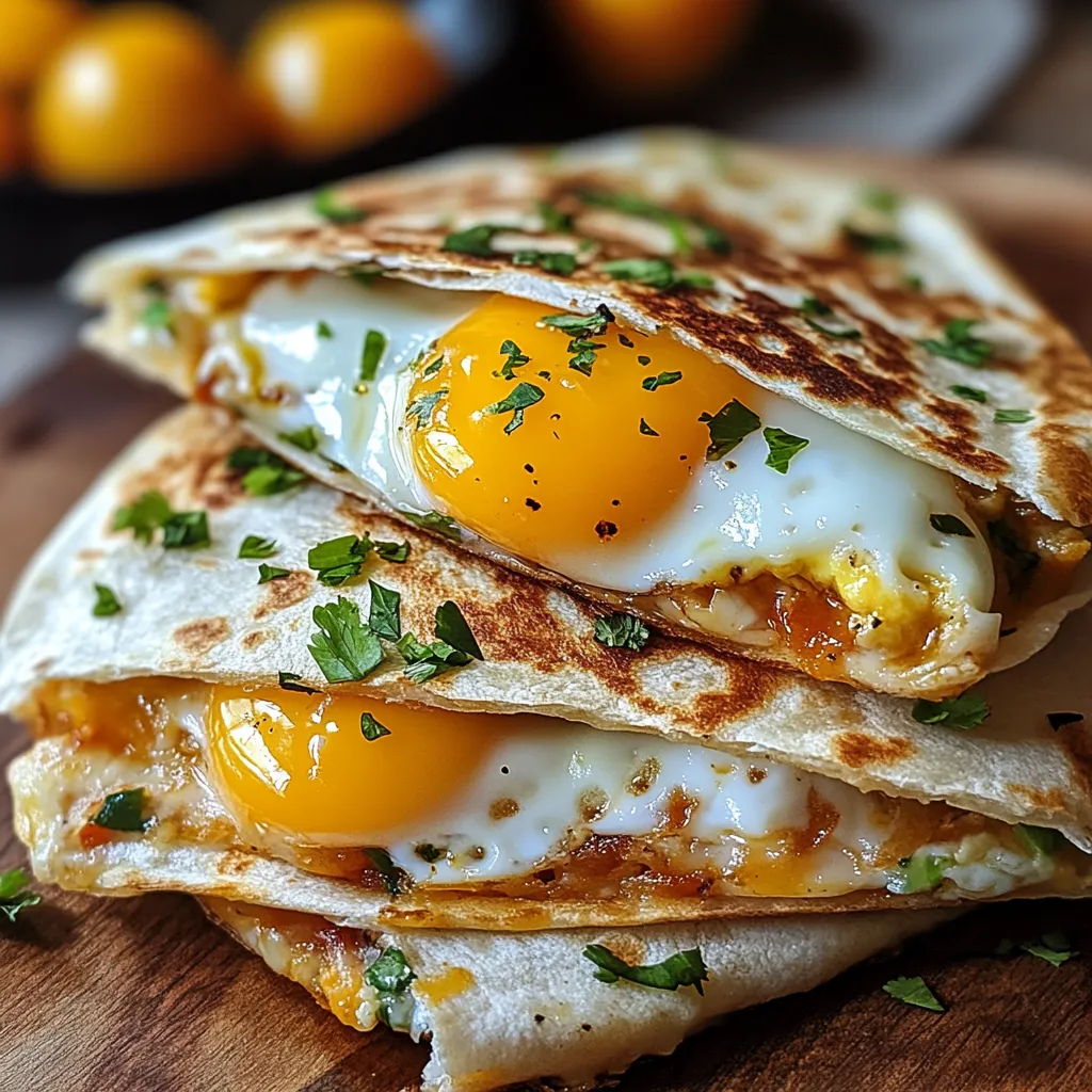 Fried Egg Quesadilla