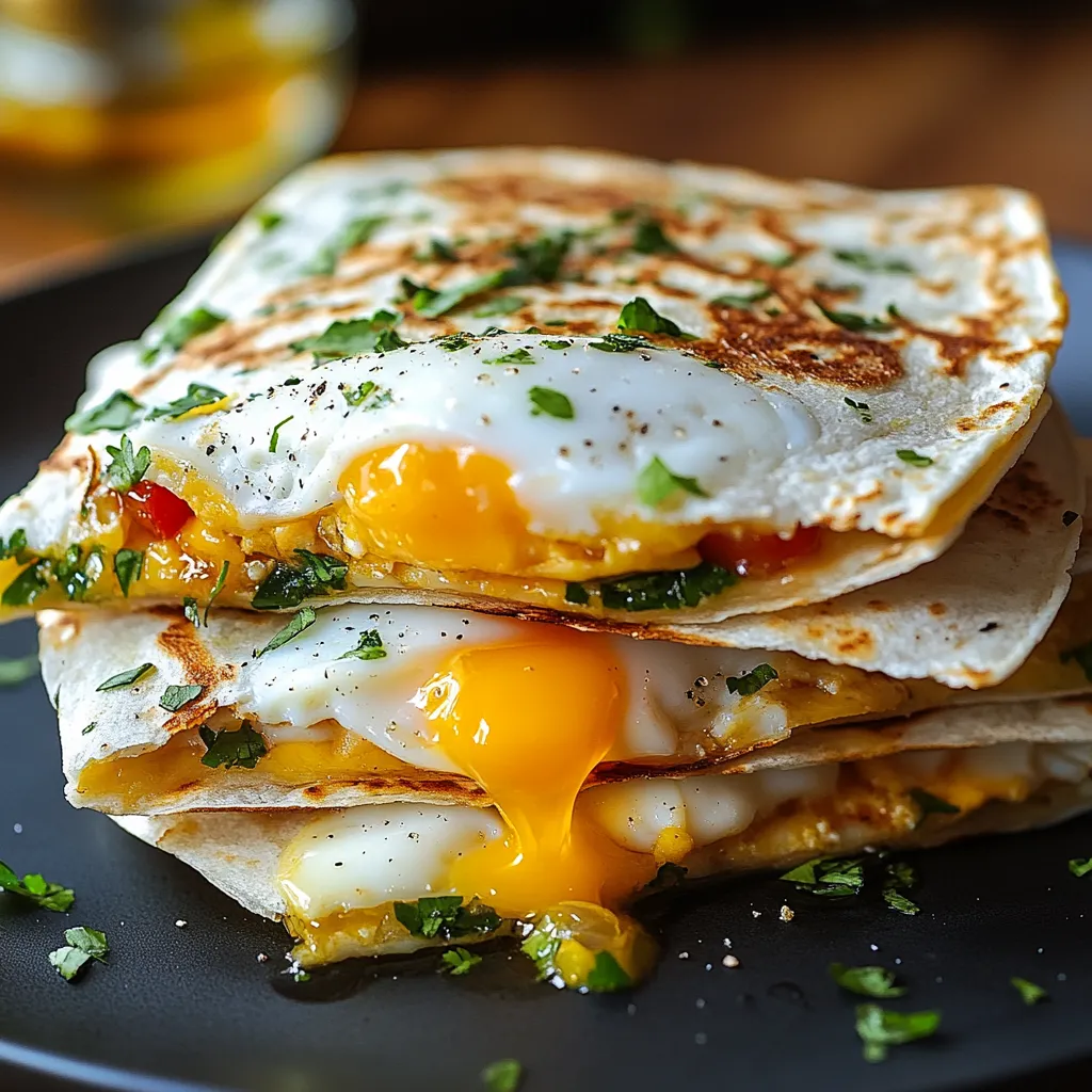 Easy Fried Egg Quesadilla