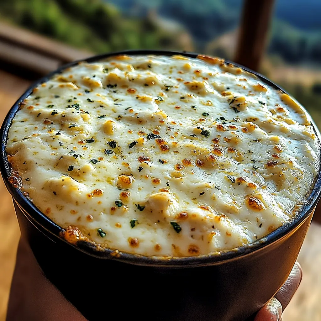 A bowl of food with a spoon in it.