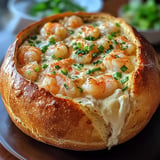 Stuffed Seafood Bread Bowl