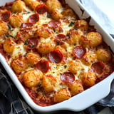 Pizza Tater Tot Casserole