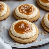 Crumbl Salted Caramel Cheesecake Cookies