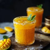 Mango Ginger Ale Mocktail