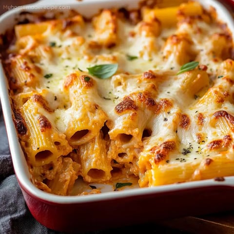 Savory Baked Rigatoni Pasta Delight