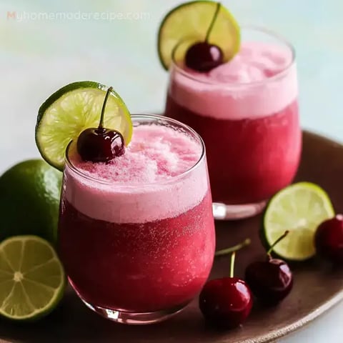 Whipped Frozen Cherry Limeade