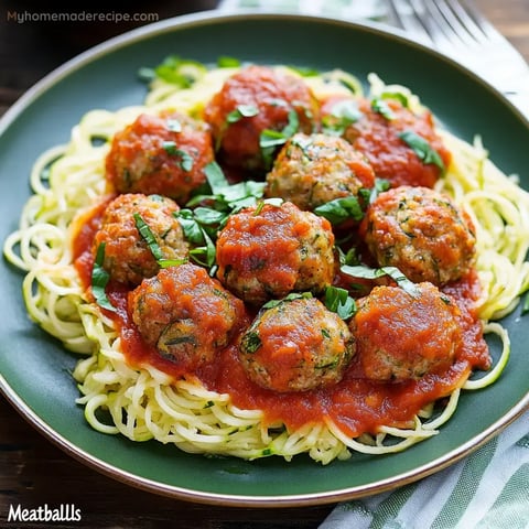 Zucchini Meatballs - Oven Version