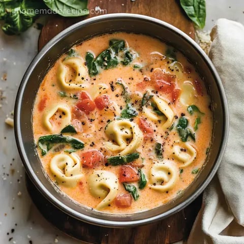 Creamy Tortellini Soup