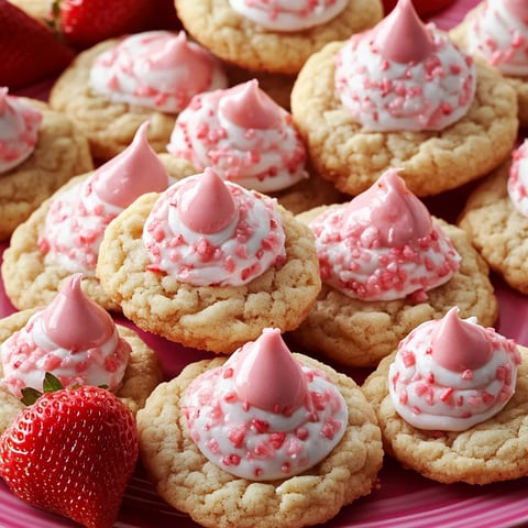 Strawberry Kiss Cookies Recipe