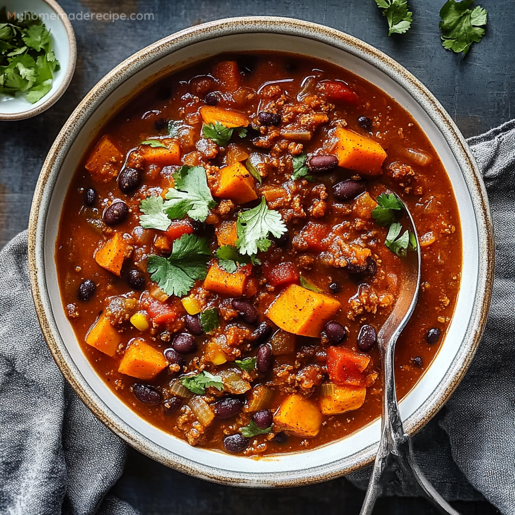 Sweet Potato & Black Bean Chili