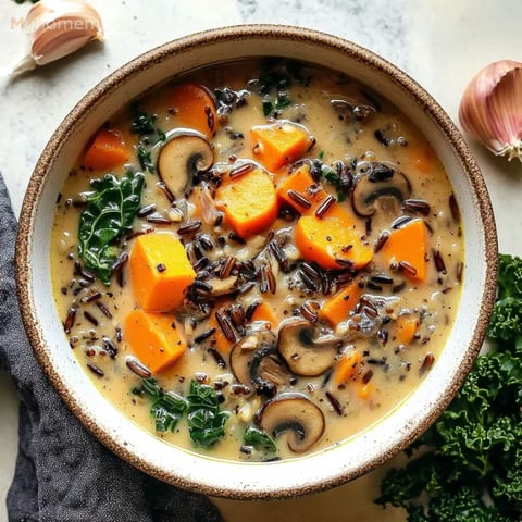 Cozy Autumn Wild Rice Soup