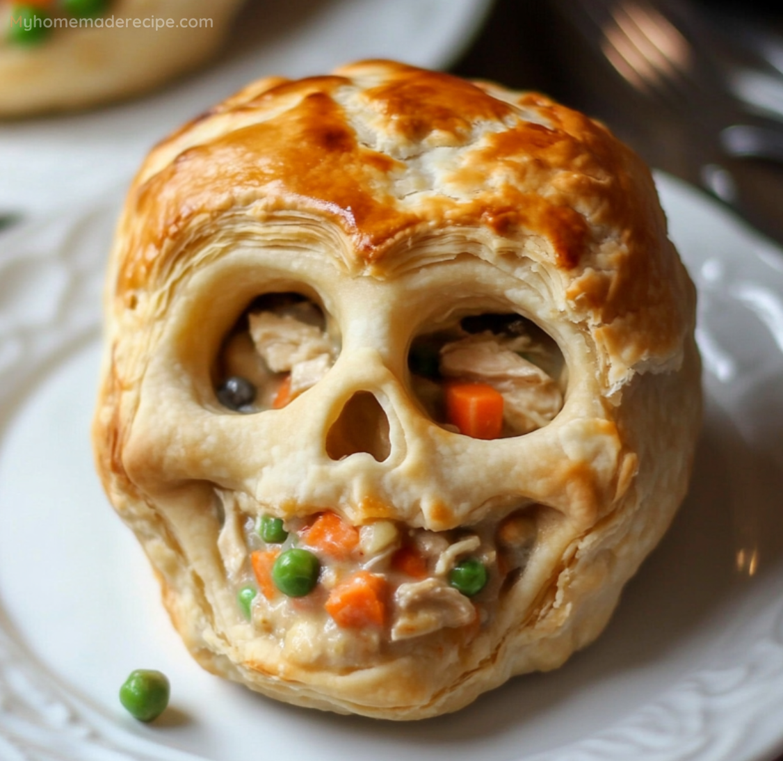 Skull Chicken Pot Pies