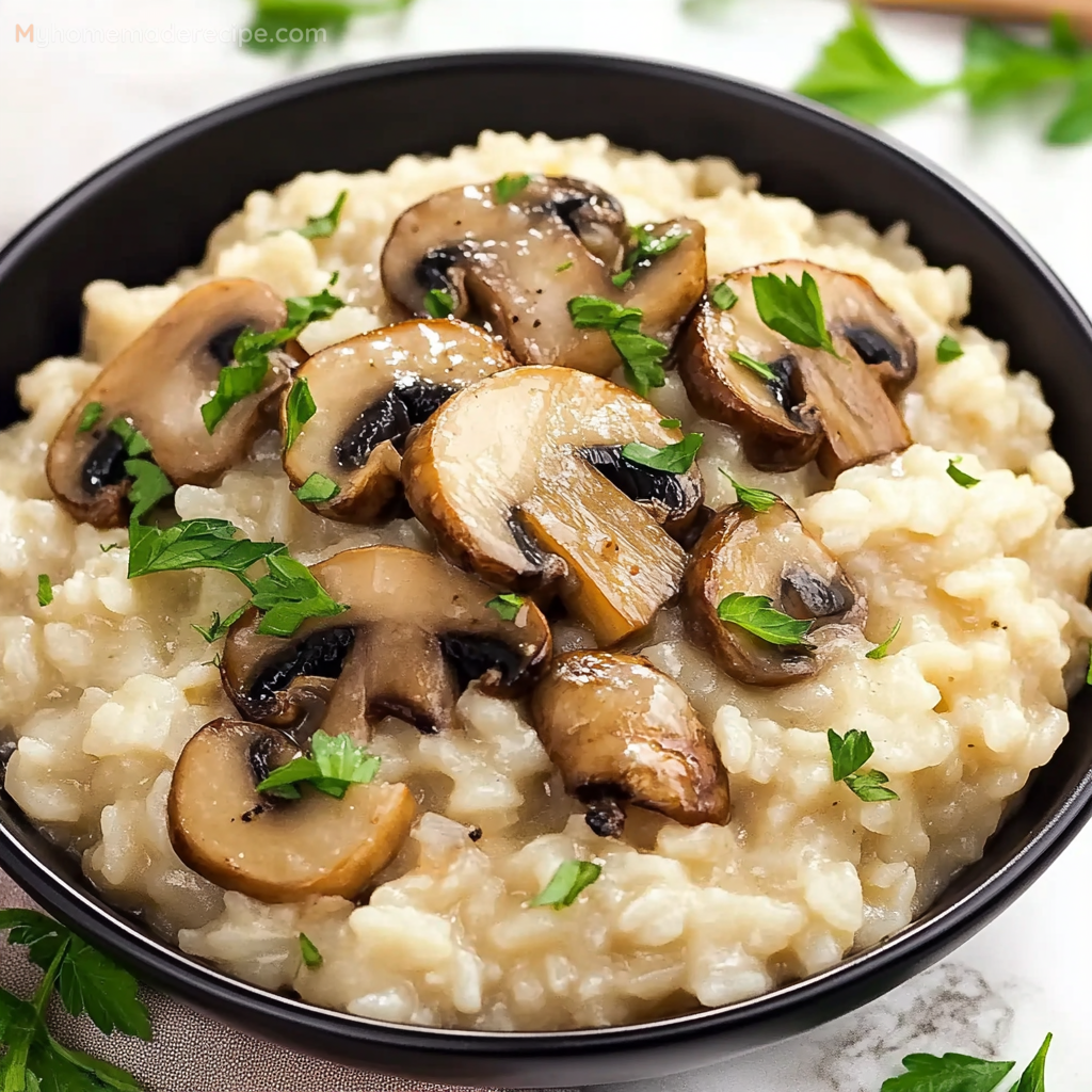 Gluten-free Risotto with Mushrooms