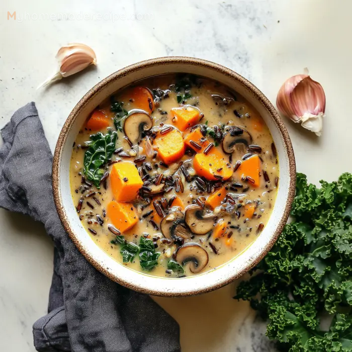 Cozy Autumn Wild Rice Soup