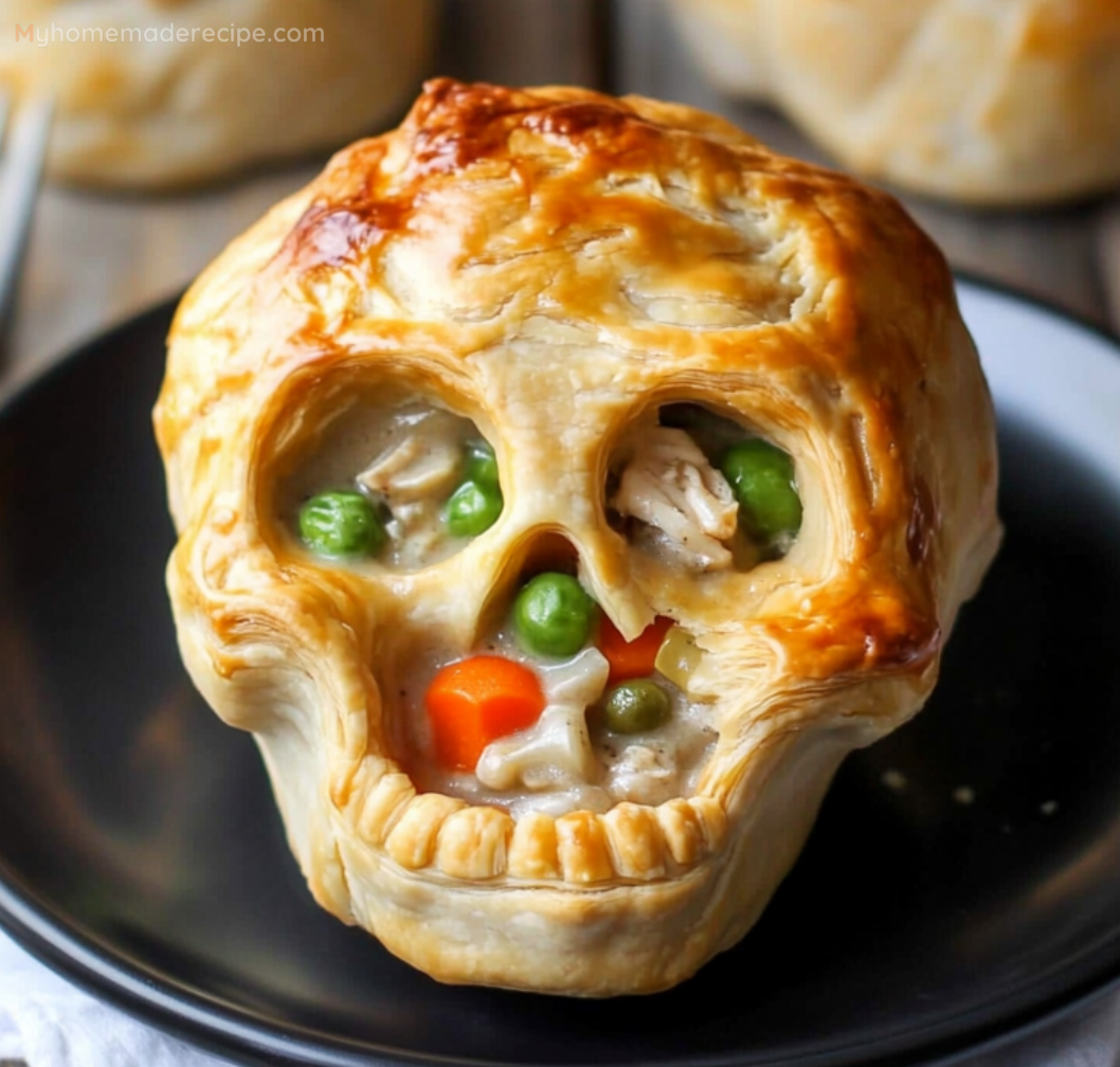 Skull Chicken Pot Pies