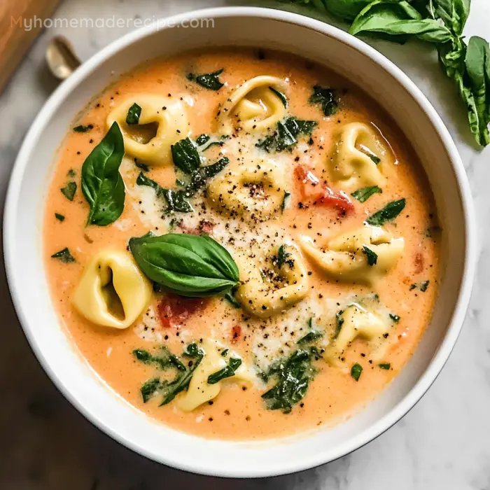 Creamy Tortellini Soup