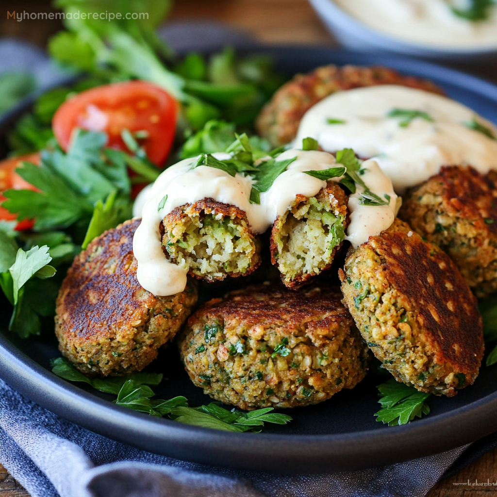 Delightful Falafel and Creamy Tahini Sauce