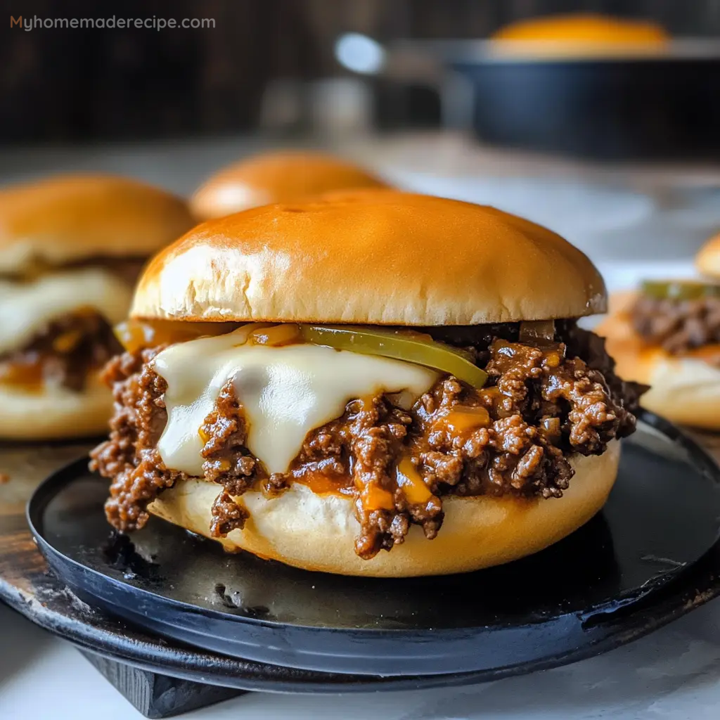 Cheesesteak Style Sloppy Joes