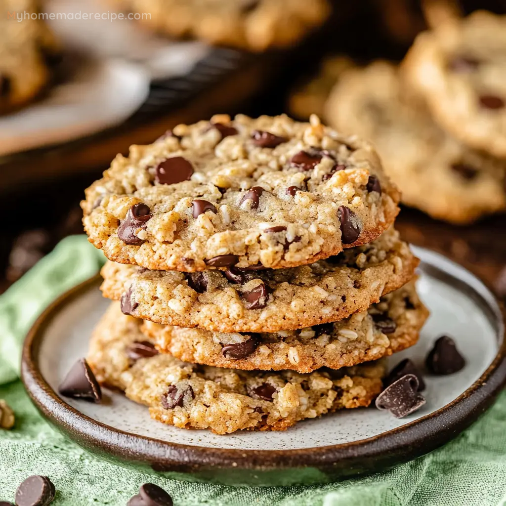 Chocolate Chip Rice Krispie Cookies